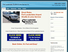 Tablet Screenshot of fortlauderdalelimos.org